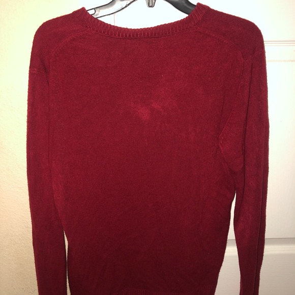 U.S. Polo Assn Men's Solid V-Neck Sweater - Picture 3 of 3